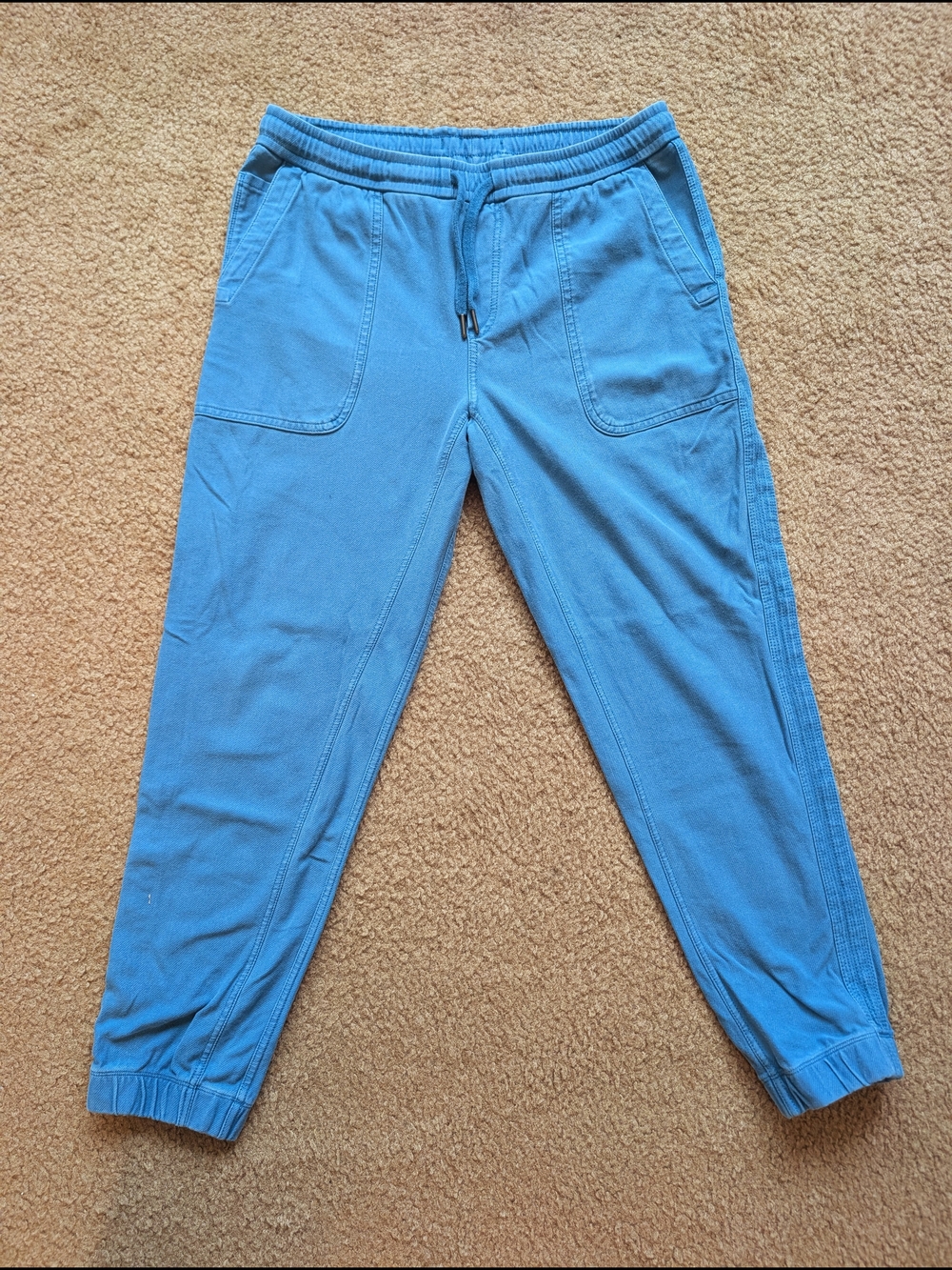 Athleta Borealis Green (Blue) Farallon Jogger Sweatpants, Size Medium